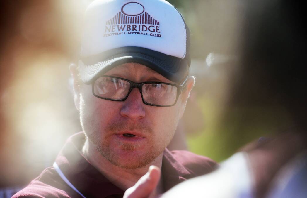 DESPERATE TO REBOUND: Newbridge coach Matt Dillon. The Maroons have lost their past two games to YCW and Pyramid Hill. They now meet Inglewood on Saturday.