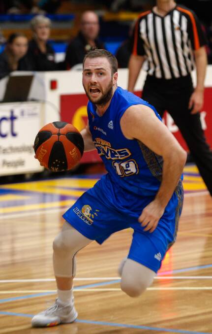 Adam Doyle scored 17 points for the Braves on Saturday night. Picture: STEVE BLAKE, AKUNA PHOTOGRAPHY