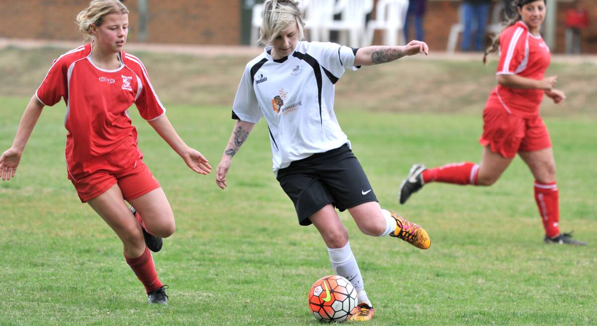 GAME ON: Action from last Sunday's Golden City v Spring Gully United women's inter-league cup match. The BASL championship season begins later this month.