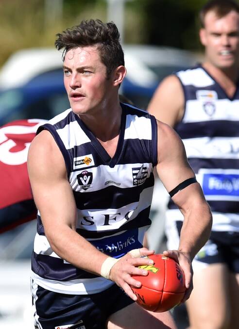 Trent Donnan played a top game for Strathfieldsaye on Saturday.