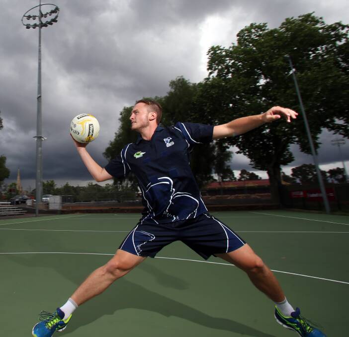 STATE SELECTION: Bendigo's Jayden Cowling has been picked in the Victorian under-23 men's netball team to play at next year's Australian Men’s and Mixed National Championships. Picture: GLENN DANIELS