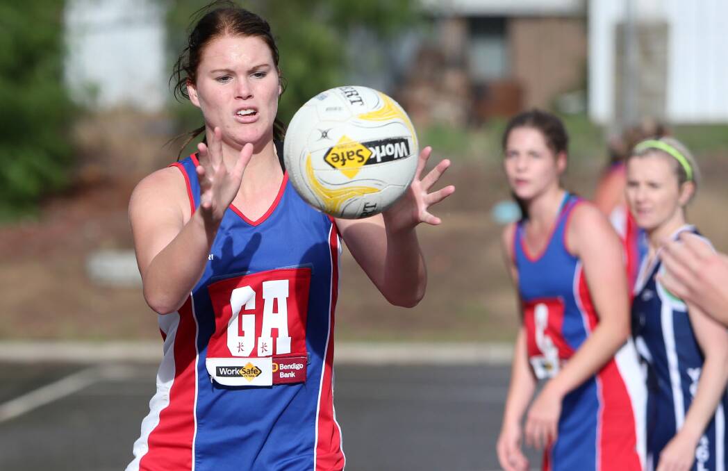 PLAYER TO WATCH: Pyramid Hill's Abbey Dingwall won the Loddon Valley's netball rising star award. Picture: GLENN DANIELS