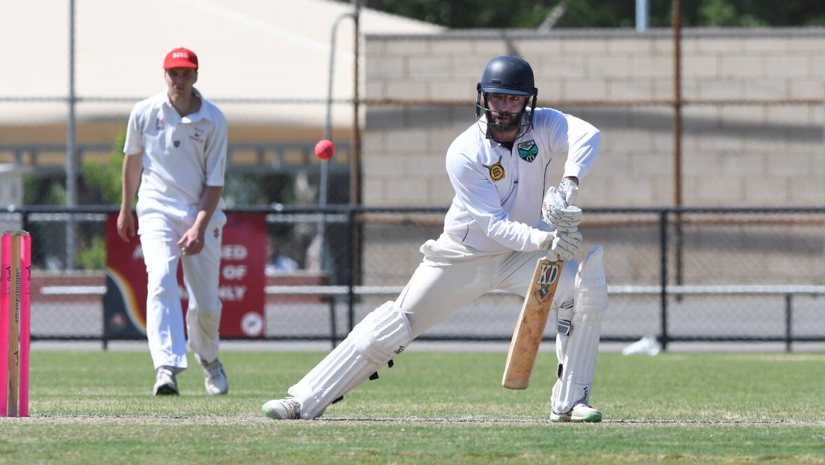 KEY PLAYER: Josh Collinson is Huntly-North Epsom's leading run-scorer with 255 at an average of 36.4. Picture: NONI HYETT