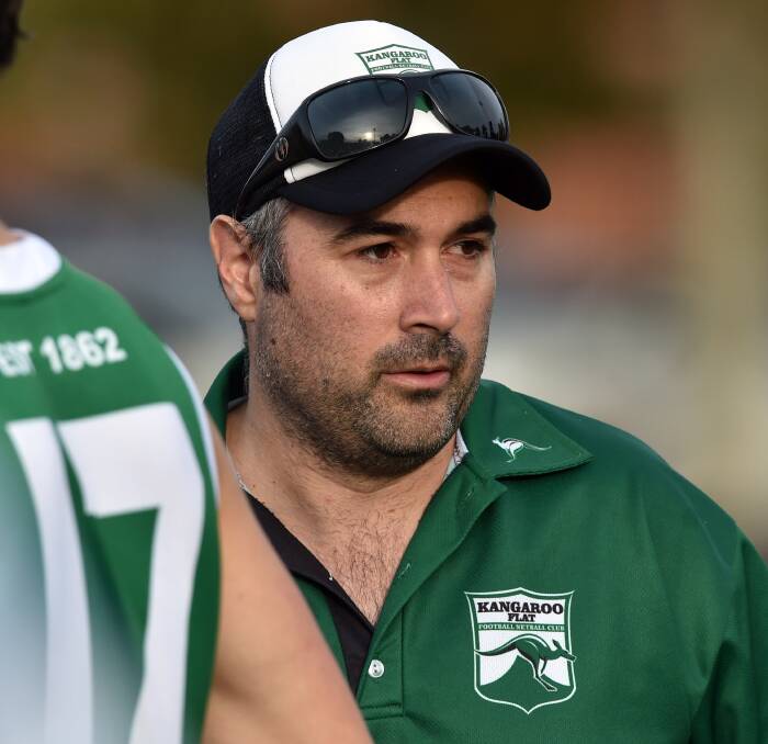 STEPPING DOWN: Kangaroo Flat's Jason Stevens will finish up as coach of the Roos at the end of the BFNL season and move into the new role of director of football next year. Picture: GLENN DANIELS