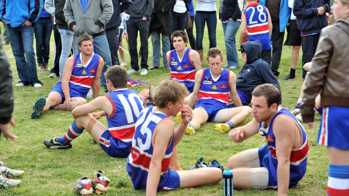 FORGETTABLE DAY: Pyramid Hill's last grand final appearance was a 99-point loss to Bridgewater in 2011. The Bulldogs have played 109 games since.