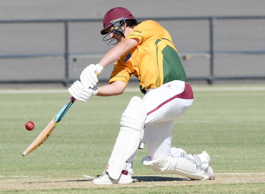 Murray Valley's Riley Gow made 18 during an opening partnership of 75.