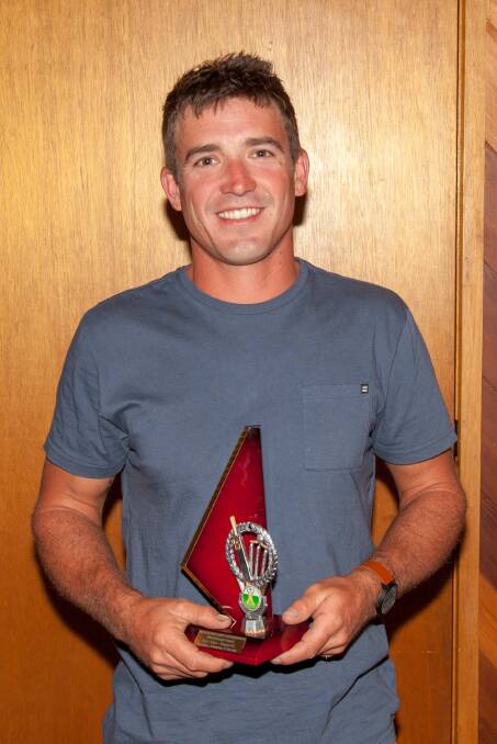 BUSY BEHIND THE STUMPS: Dingee's Kyle Patten won the NUCA wicket-keeping award with 16 dismissals. Picture: Paul Laursen