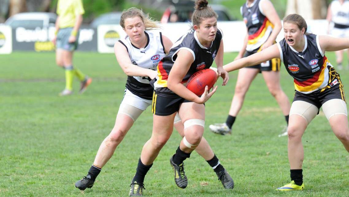 SLICE OF HISTORY: Isabella Ayre was the first of three Bendigo Thunder players drafted yesterday to the AFL Women's League.
