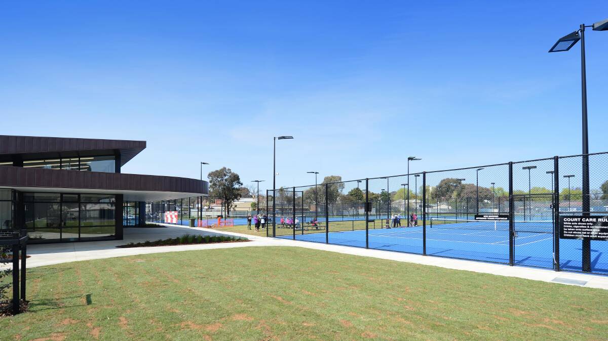 ON TRACK: Bendigo Tennis is going from strength to strength as it rolls out the completed project, with more stages in the planning.