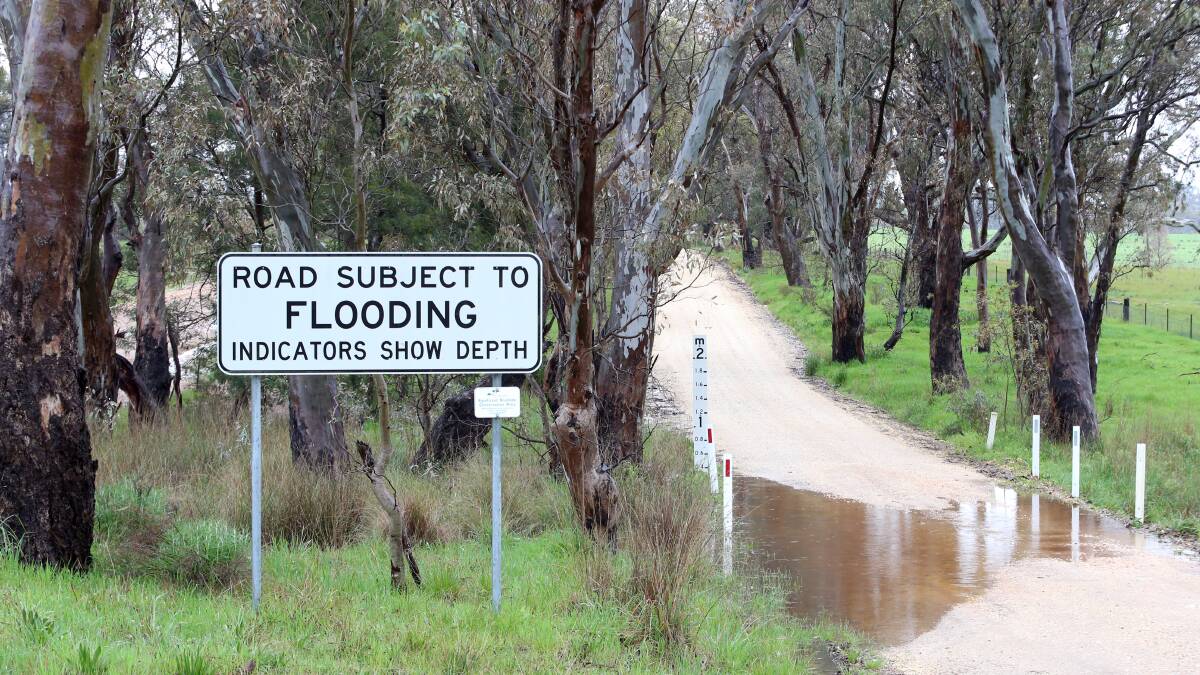 Loddon River flood warning
