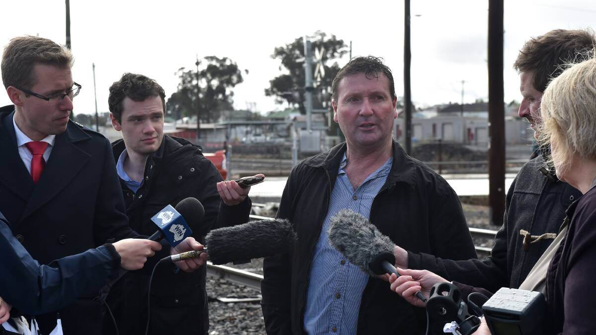 MR TUOHEY: Said the upgrade would connect regional Victoria to ports in Portland, Geelong and Melbourne, as well as improve freight connections to New South Wales and South Australia.