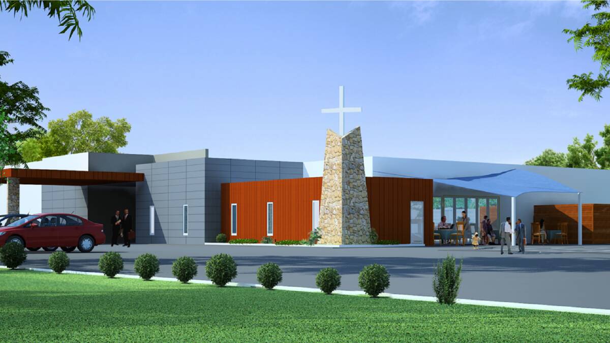 ARTISTS' IMPRESSION: The proposed new Bendigo Church of Christ which would include a cafe, early learning centre, hall space and sporting facilities.