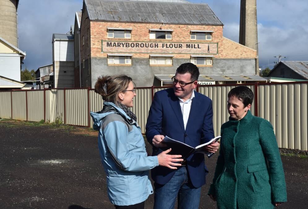 RENEW LINES: The existing unused standard gauge connection between Maryborough and Ararat, which will be reopened under the project. 