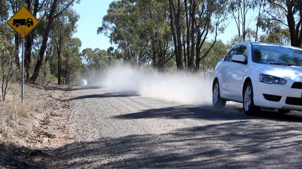 Residents of two roads in Lockwood are calling on the council to fix their overly dusty roads. Picture: GLENN DANIELS
