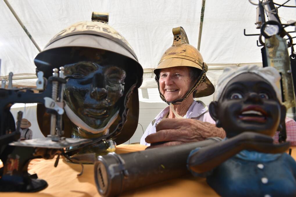 COLLECTOR: Former Toowoomba antique store owner Rhonda Brosnan funds her retirement by travelling to Swamp Meets.