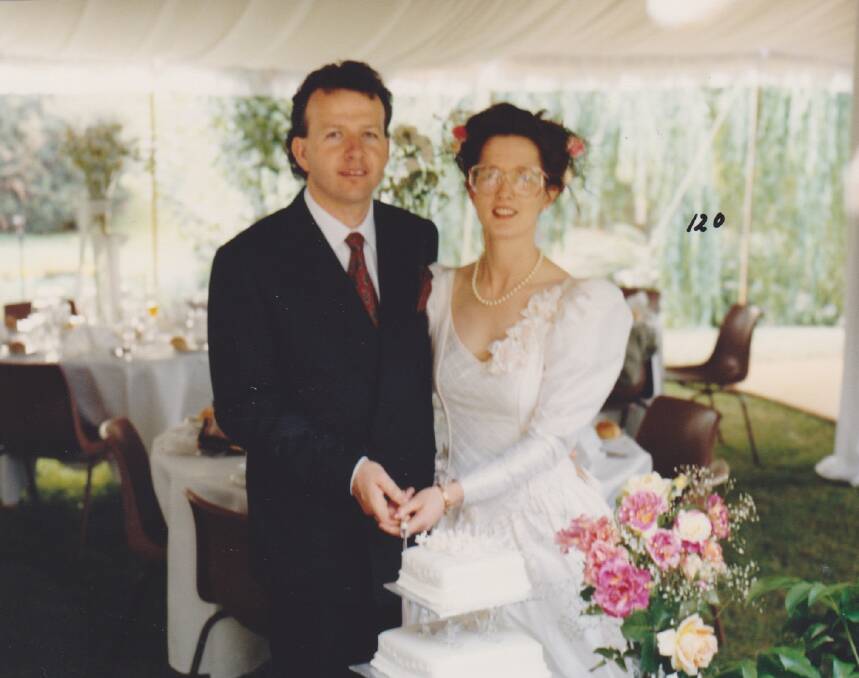 STORIED HISTORY: Michael Brennan brought English bride Sheila home from London in 1990 in one of the first of hundreds of Nanga Gnulle weddings. 