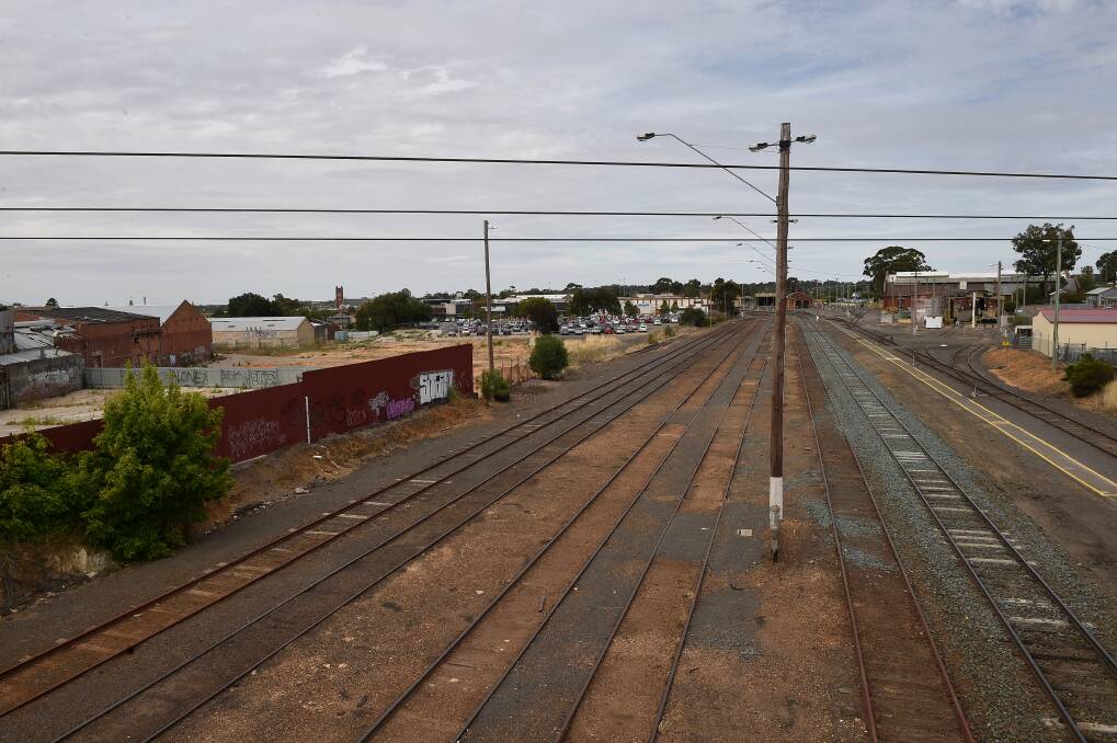 WELCOME MAT: This is what you see when you enter Bendigo via train. That could change if a proposal from a leading intellectual gathers steam. Photos: NONI HYETT