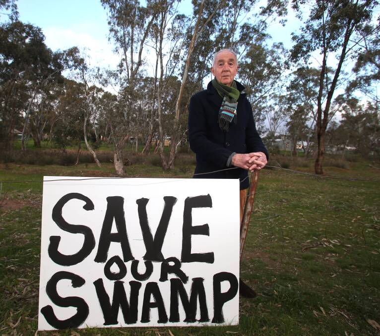 LOCALS: Residents promised to 'occupy' the land if council allowed the development to go ahead. 