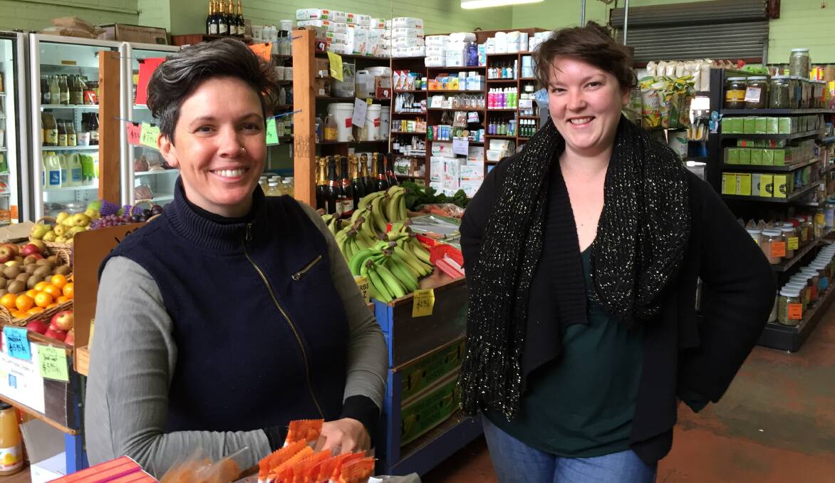 EQUAL RIGHTS AND MENTAL HEALTH: Grocer Bronwyn Peterson and her same-sex partner have a child, her top election issue is same-sex marriage, colleague Theresa Bodno is most concerned about mental health service cuts. 