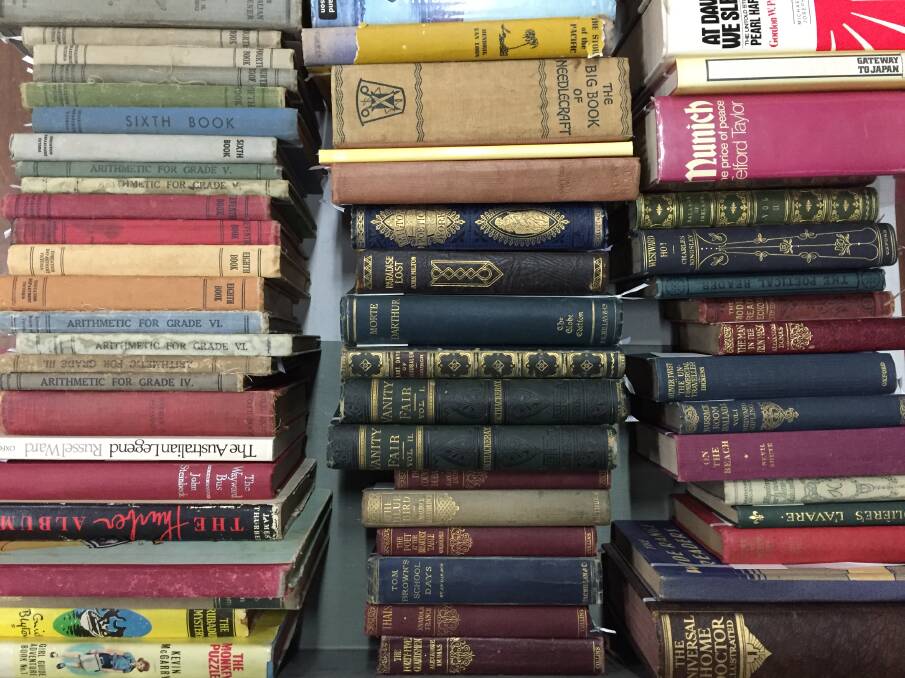 SEARCHING FOR TREASURE: The Spring Book Sale contains old and rare books [pictured] but also comics, non-fiction, childrens' books and more. 