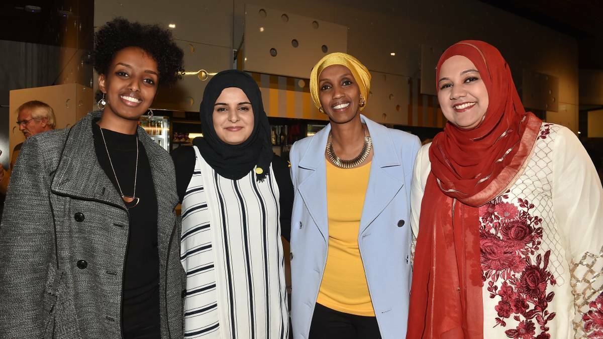 Sumaya Yusuf, Mariam Issa, Maryum Chavohry and Dr.Aisha Neelam were panelists at a recent talk on multiculturalism and immigration in Bendigo.