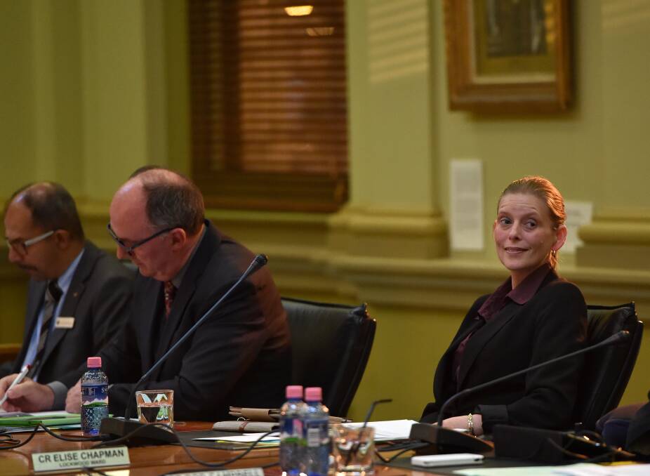 Councillor Elise Chapman refuses to apologise in August for a tweet linking the Bendigo mosque to female genital mutilation.