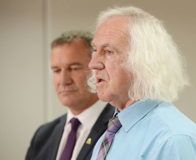 CALLS FOR COOPERATION: Both Mayor Rod Fyffe [right] and city CEO Craig Niemann have said they will be fully cooperating with the inquiry and called on their colleagues to follow suit.  