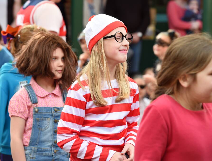 PREVIOUS SIGHTINGS: Wally was seen here at a costume parade at Quarry Hill Primary School in 2014. 