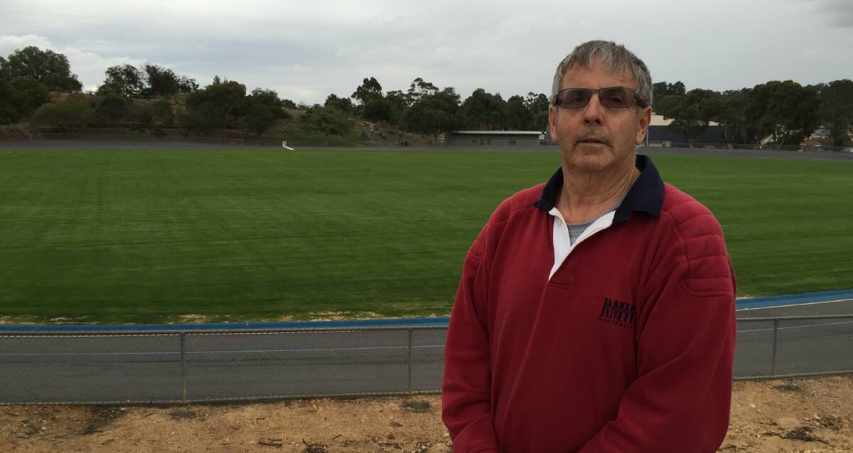 SPORTING INFRASTRUCTURE: 'Sporting facilities in this shire are a bloody disgrace to be honest,” Robin Taylor – pictured at the Wesley Hill sporting complex – says.