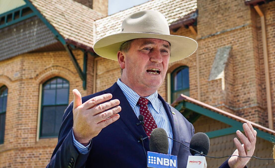 CHALLENGE: Ken Price says The Nationals, including federal leader Barnaby Joyce, are on notice after the party's poor showing at a recent state by-election.