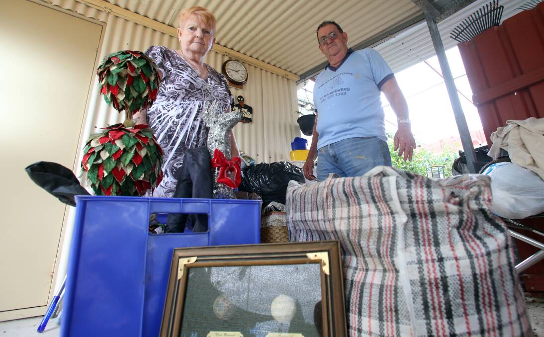 BIG MOVES: Joan and Noel McMaster ponder their future after learning they would be forced to move from their house in a Golden Square caravan park. Picture: GLENN DANIELS