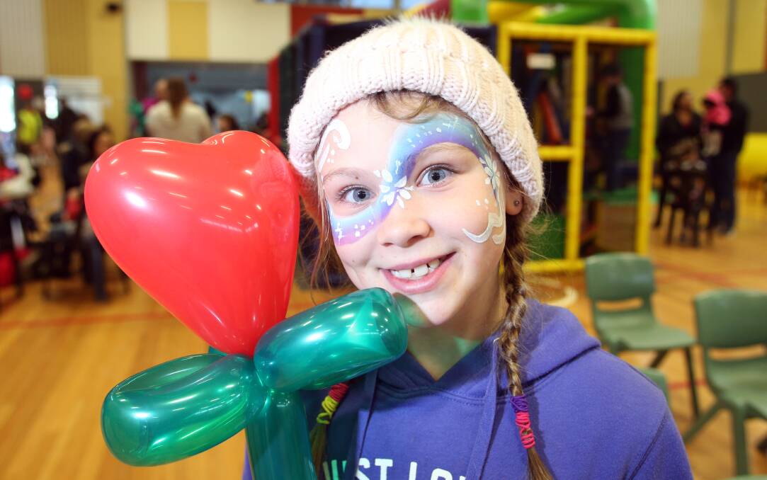 GREAT DAY: Letter-writer Jack Lyons is grateful to everyone who made the Kangaroo Flat family fun day - which Alyssa Laurien (pictured) attended - such a success.