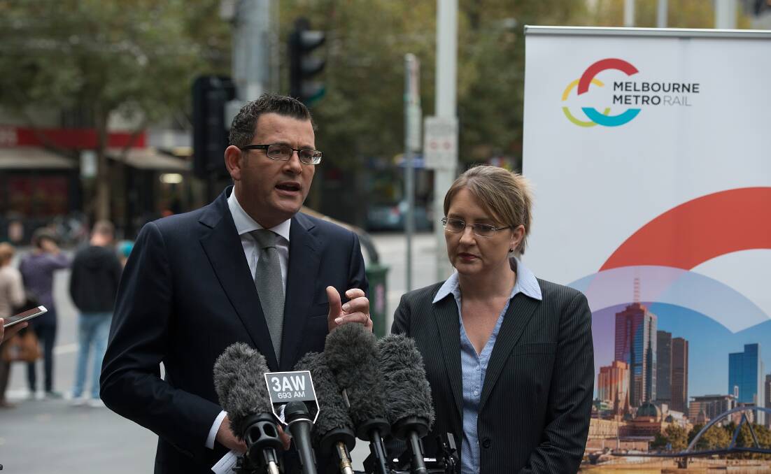 CRITICISM: Premier Daniel Andrews and Transport Minister Jacinta Allan are under fire over the state's public transport network.