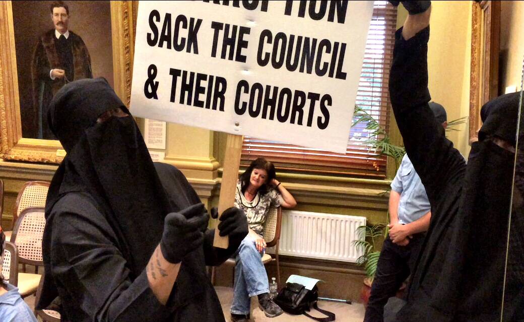 NEW RULES: Eric Lakey questions the City of Greater Bendigo's decision to ban placards at its council meetings.