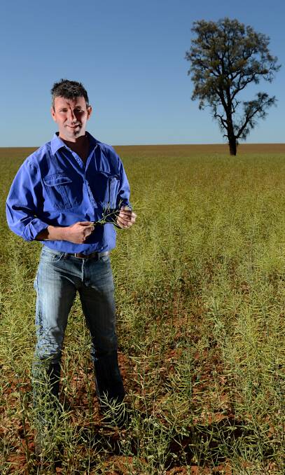 BIG WIN: Victorian Farmers Federation grains group president Brett Hosking says the $416 million Murray Darling Rail Freight Project will save farmers money.
