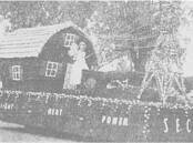 A house and an electricity pole? It must be the SEC's Bendigo Easter parade float from 1964. Picture: Bendigo Advertiser
