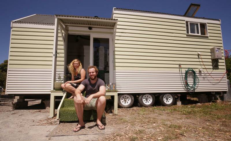 A tiny house. Picture: Darrian Traynor, Fairfax Media- Getty Images