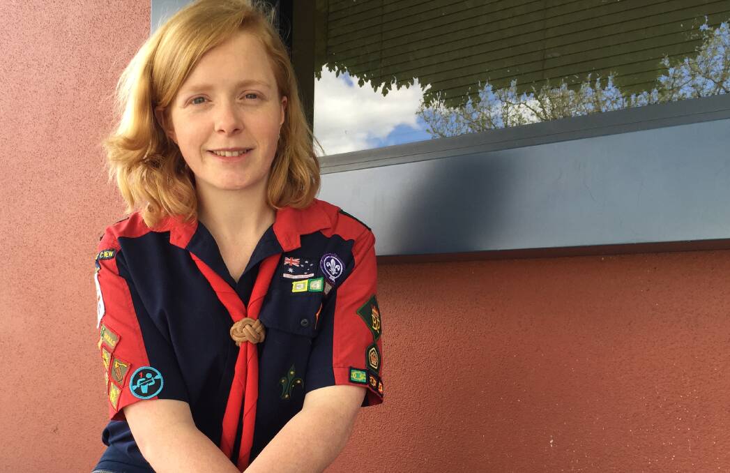 LONG WAIT: After a four year bid, Louise McKerlie has earned the highest award a scout can get. Picture: TOM O'CALLAGHAN