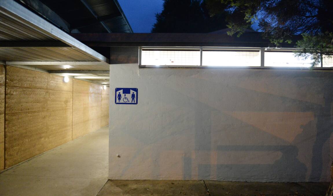 TOILET TIME: The public toilet block behind Heathcote's tourist info centre was one nominated by readers for upgrades and increased maintenance. Picture: DARREN HOWE