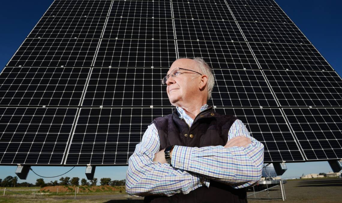 'TIS (ALMOST) THE SEASON: Bendigo Sustainability Group president Chris Weir predicts a surge in demand for solar by year's end. Picture: DARREN HOWE