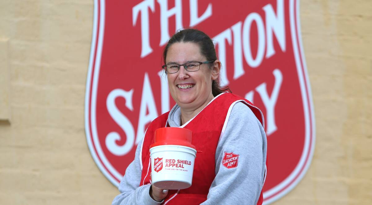 HELP WANTED: Salvation army captain Kelly Walker is ready to help raise funds for the Red Shield Appeal. Are you? Picture: GLENN DANIELS