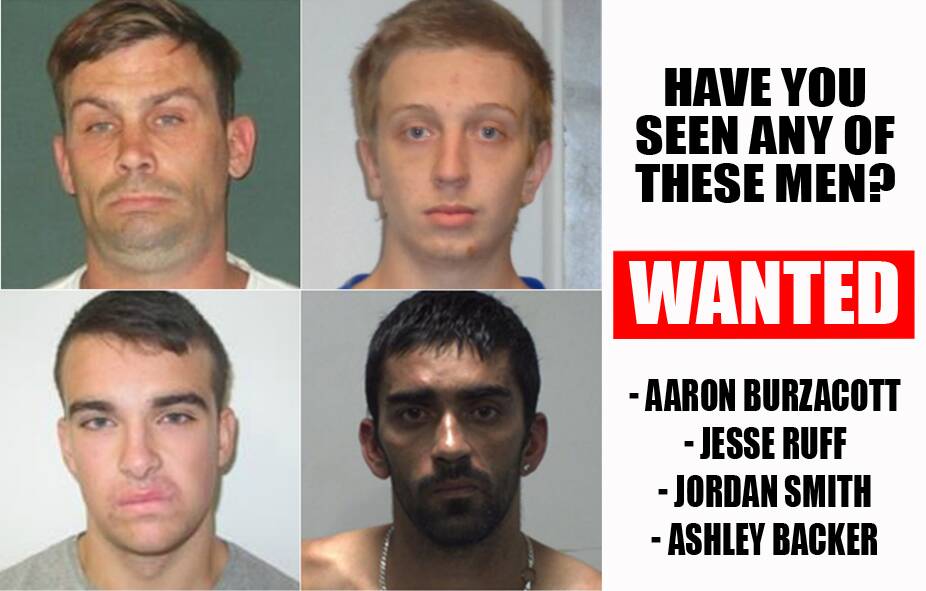 Search on for wanted men