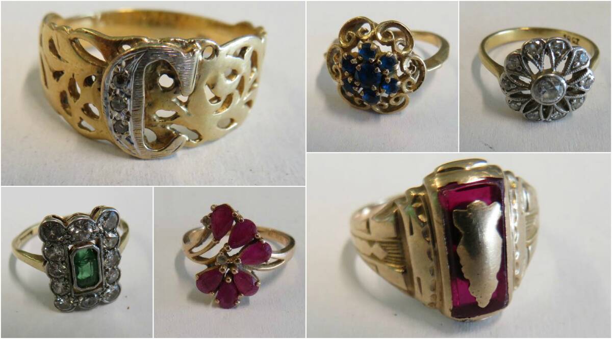 <b> Click on the photo to see images of all the stolen rings recovered. </b>