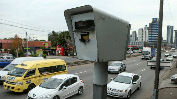 The red-light camera in Ironbark and two cameras on the Midland Highway in Bagshot were infected by the "WannaCry" virus. Photo: Pat Scala