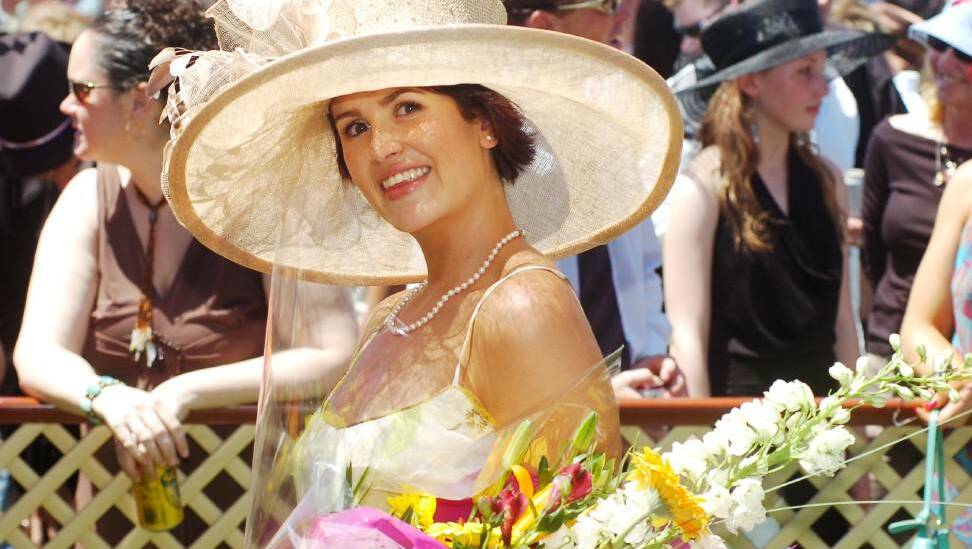 BLAST FROM THE PAST: 2005 Fashion on the Field best hat winner Claire Lay. Click the picture to see more from the 2005 Cup
