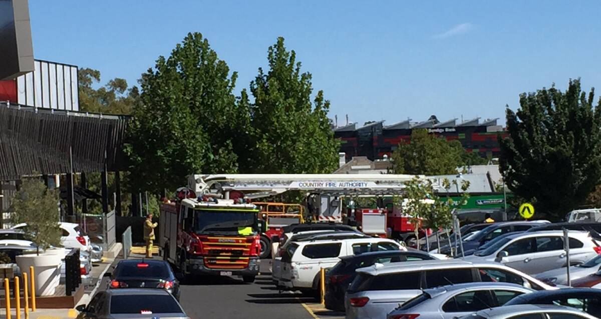 Firefighters called to reported building fire at Bendigo Marketplace
