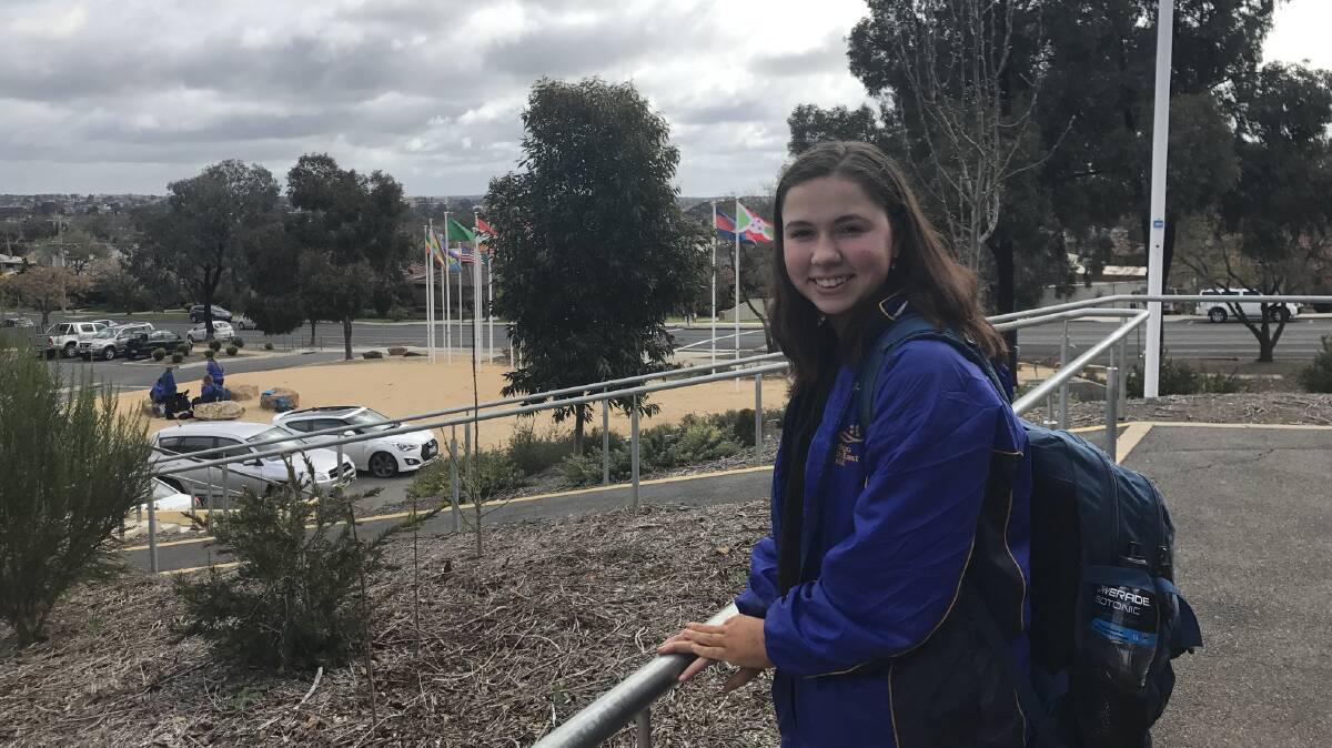 Joelle Colliver is looking forward to developing connections with her host family while in Indonesia. Picture: SUPPLIED