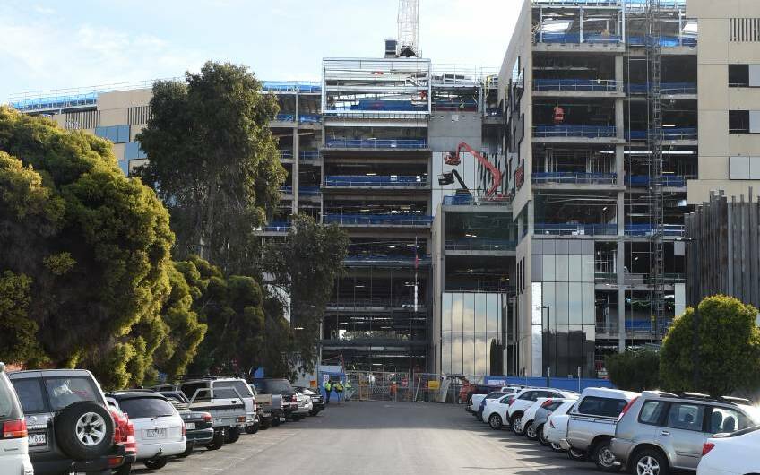 ALL PARKED UP: Carpark demand at the new hospital precinct will be difficult to determine, but hundreds of new spots are destined to be built on site in the hospital redevelopment. 