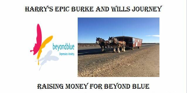 RAISING MONEY: Harry's Epic Burke and Wills Journey flyer. Picture: SUPPLIED.
