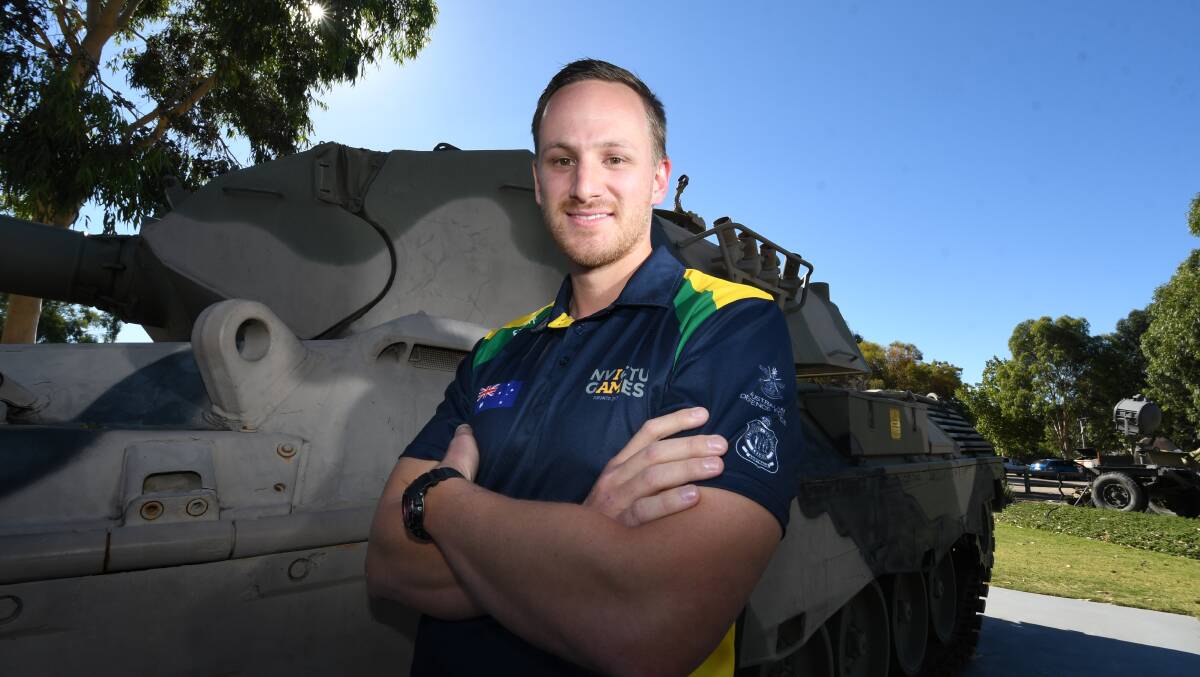 INVICTUS GAMES: Craig Hancock has competed in multiple Invictus Games but this year he will be providing the support. Picture: NONI HYETT